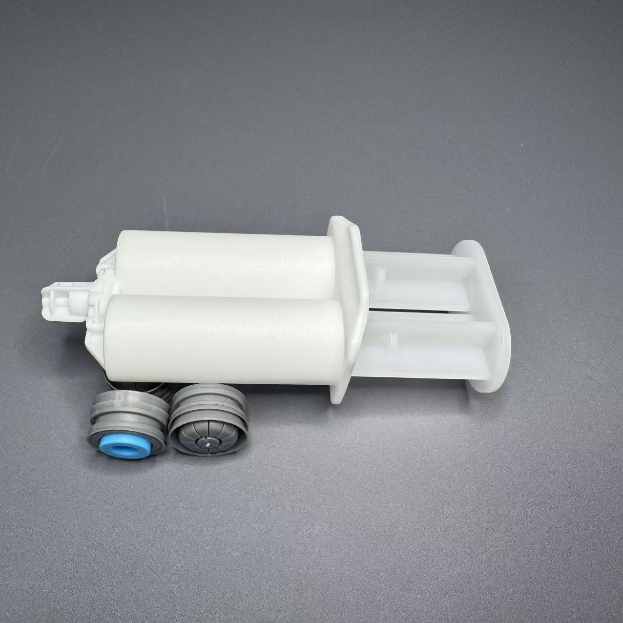 High Quality 25ml 1:1 A system Side by Side AB Adhesive Epoxy Cartridge AB Two Component Dispenser Barrels PP Plastic Dual Cartridges